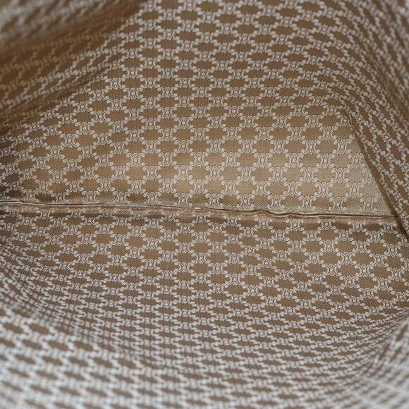 CELINE Macadam Canvas Shoulder Bag Coated Canvas Beige - Picture 14 of 16